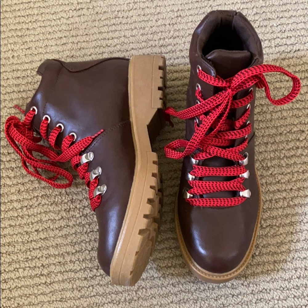 Target Boot with Red Lace